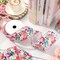 Floral Wired Edge Ribbon Spring Summer Watercolor Flower Ribbon for Bow Wreath Craft Gift Wrap Wedding Birthday Party Home Decor 2.5 Inch